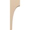 Ekena Millwork 4"W x 8"D x 24"H Thin Huntington Rough Cedar Woodgrain TimberThane Corbel, Primed Tan CORUR04X08X24HUNRCPR - alternate 4